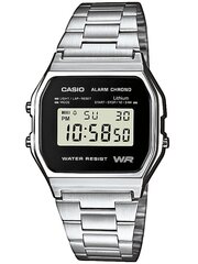 Vīriešu Pulkstenis Casio A158WEA-1EF cena un informācija | Vīriešu pulksteņi | 220.lv