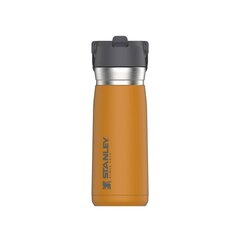 Termopudele ar salmiņu The IceFlow Flip Straw Water Bottle Go 0,65L safrāndzeltenā krāsā cena un informācija | Termosi, termokrūzes | 220.lv