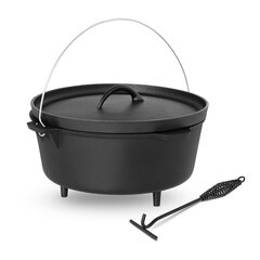 Medību čuguna katls ugunskuram un grilam. 37cm 10.75L цена и информация | Кастрюли, скороварки | 220.lv