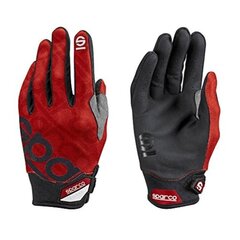 Mechanic's Gloves Sparco Meca 3 Sarkans (XL Izmērs) cena un informācija | Vīriešu cepures, šalles, cimdi | 220.lv