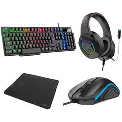 Tastatūra ar Spēļu Peli Cool Town Pack Gaming Spāņu Qwerty cena un informācija | Klaviatūras | 220.lv