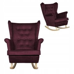 Diana šūpuļkrēsls skandināvu ausu aizbīdnis Ģimenes mēbeles biskvīta sarkans cena un informācija | Atpūtas krēsli | 220.lv