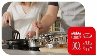 Набор посуды Tefal DUETTO+, 7 частей цена и информация | Кастрюли, скороварки | 220.lv