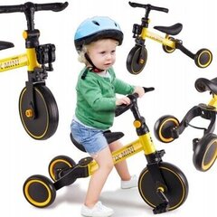 Беговел Ikonka Trike Fix Mini, желтый цена и информация | Трехколесные велосипеды | 220.lv