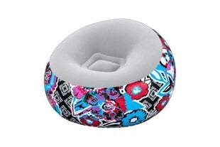 Piepūšamais krēsls Bestway Inflate-A-Chair Floral Street Art, 112 x 112 x 66cm cena un informācija | Piepūšamie matrači un mēbeles | 220.lv