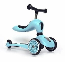 Skrejritenis - trīsritenis Scoot &amp; Ride 2in1, gaiši zils цена и информация | Самокаты | 220.lv