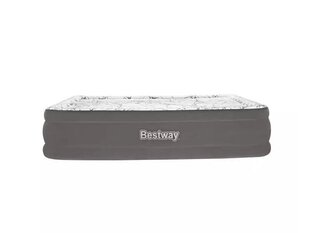 Bestway® TriTech™ piepūšamais matracis Cushify Top™ ar iebūvētu elektrisko pumpi Double XL/Mid 203 x 152 x 46 cm cena un informācija | Piepūšamie matrači un mēbeles | 220.lv