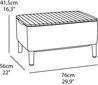 Dārza mēbeļu komplekts Salemo Balcony Set brūns цена и информация | Dārza mēbeļu komplekti | 220.lv