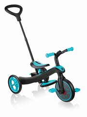 Daudzfunkcionālais trīsritenis Globber Trike Explorer 4in1, teal, 632-105 cena un informācija | Trīsriteņi | 220.lv