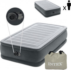 Intex Pneimatiskais matracis 191x99cm ar sūkni DELUXE цена и информация | Надувные матрасы и мебель | 220.lv