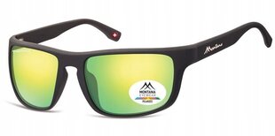 Polarizētas saulesbrilles Montana SP314E, melnas/zaļas cena un informācija | Sporta brilles | 220.lv
