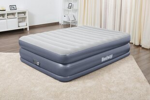 Piepūšamais matracis Bestway Tritech QuadComfort Airbed Queen, 203x152x51 cm, ar integrētu pumpi cena un informācija | Piepūšamie matrači un mēbeles | 220.lv