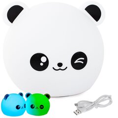 Bērnu naktslampiņa Panda ar usb, trizandu цена и информация | Детские светильники | 220.lv