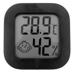 Termometrs, higrometrs ar LCD ekrānu цена и информация | Метеорологические станции, термометры | 220.lv