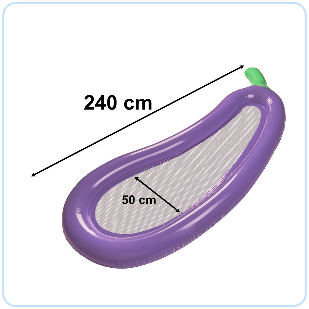 Piepūšamais matracis 240cm ikonk, violets cena un informācija | Piepūšamās rotaļlietas un pludmales preces | 220.lv