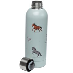 Karsto un auksto dzērienu pudele - Willow Farm Horses 530 ml cena un informācija | Termosi, termokrūzes | 220.lv