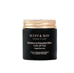 Mary&May - Blackberry Complex Glow Washoff Pack, 125g - maska ​​ar māliem ar izgaismojošu efektu цена и информация | Маски для лица, патчи для глаз | 220.lv