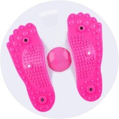 Твистборд YYST Waist Exercise and Foot Massage Board бело-розовый цена и информация | Другие товары для фитнеса | 220.lv