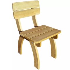 dārza krēsls, impregnēts priedes koks cena un informācija | Dārza krēsli | 220.lv