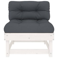 Dīvāns ar matračiem , balts cena un informācija | Dārza krēsli | 220.lv
