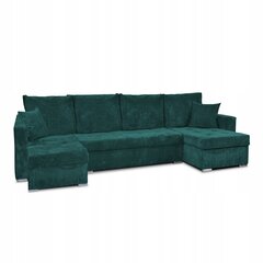 Bonito BIG dīvāns ar guļamvietu funkciju Ģimenes mēbeles velvets zaļš cena un informācija | Stūra dīvāni | 220.lv