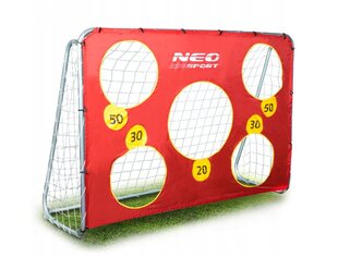 Pārnēsājami futbola vārti Neo-Sport 215 x 153 x 76 cm cena un informācija | Futbola vārti un tīkls | 220.lv