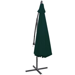 konsoles lietussargs, 3.5m, zaļš cena un informācija | Saulessargi, markīzes un statīvi | 220.lv
