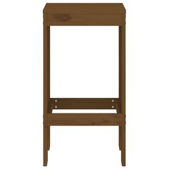 2 gab. āra bāra krēslu komplekts , brūns цена и информация | Садовые стулья, кресла, пуфы | 220.lv