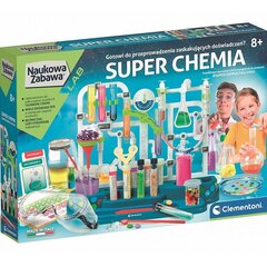 Ķīmijas piederumu komplekts Clementoni Scientic Fun Super Chemistry, 50805 цена и информация | Игрушки для мальчиков | 220.lv