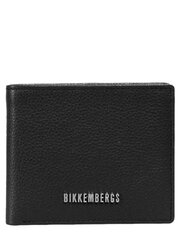 Кошелёк BIKKEMBERGS BKPU00154M Black BKPU00154M 545010858 цена и информация | Мужские кошельки | 220.lv