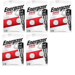 ENERGIZER baterija CR2032, LITHIUM, 10 gb cena un informācija | Baterijas | 220.lv