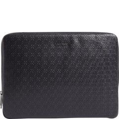 CALVIN KLEIN vīriešu melna klēpjdatoru soma Mono laptop case цена и информация | Рюкзаки и сумки | 220.lv