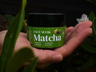 Sejas maska, attīroša un pretgrumbu ar Māliem, Matcha, C vitamīnu, 20g cena un informācija | Sejas maskas, acu maskas | 220.lv