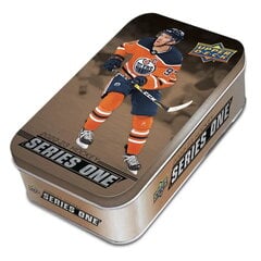 Hokeja kartītes Upper Deck Series One 2022/2023 Tin Box cena un informācija | Kolekcionējamas kartiņas | 220.lv