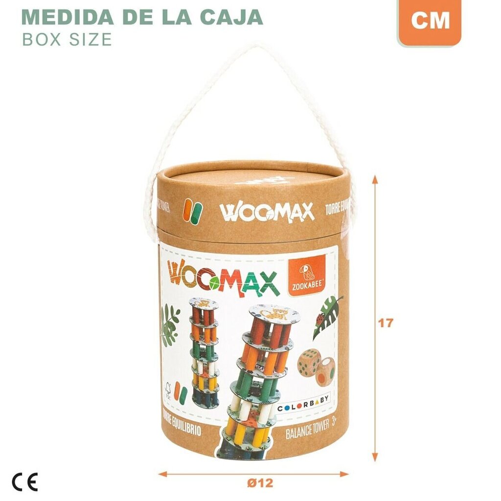 Bloki Woomax, 36 dz. cena un informācija | Konstruktori | 220.lv