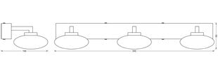 Piekarināmā lampa Ledvance Smart Wifi Orbis Elypse560, balta cena un informācija | Āra apgaismojums | 220.lv