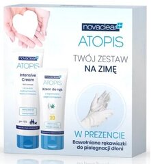 Ķermeņa kopšanas komplekts Novaclear Atopis: sejas un ķermeņa krēms 100 ml + roku krēms 50 ml cena un informācija | Ķermeņa krēmi, losjoni | 220.lv