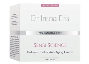 Дневной увлажняющий крем Dr Irena Eris Sensi Science с SPF 20, 50 мл. Помогает бороться с морщинами и раздражением. цена и информация | Кремы для лица | 220.lv