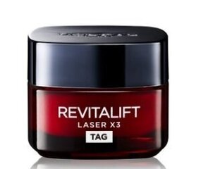 (DE) L'Oréal Paris Revitalift Laser X3 Антивозрастной уход для кожи лица, Дневной крем, 50 мл цена и информация | Кремы для лица | 220.lv