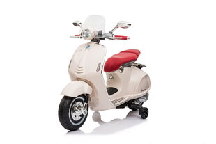 Vienvietīgs bērnu elektriskais skūteris Vespa MP3, balts cena un informācija | Bērnu elektroauto | 220.lv