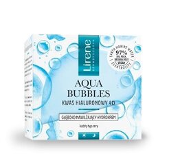 Intensīvi mitrinošs sejas krēms Lirene Aqua Bubbles 4D, 50 ml cena un informācija | Sejas krēmi | 220.lv