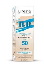 Mitrinošs sejas krēms BB SPF 50 01 Lirene, 30 ml cena un informācija | Sejas krēmi | 220.lv