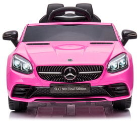 Vienvietīgs elektroauto bērniem Mercedes Benz SLC300 Cabrio, rozā Sun Baby cena un informācija | Bērnu elektroauto | 220.lv