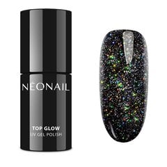 Hibrīda top nagu laka NeoNail Top Glow Multicolor Holo, 7,2 ml cena un informācija | Nagu lakas, stiprinātāji | 220.lv