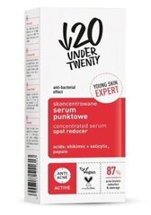 Koncentrēts sejas serums Under Twenty, 15 ml cena un informācija | Serumi sejai, eļļas | 220.lv