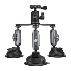 TELESIN Three-Arm Suction Mount - TE-TSB-001 цена и информация | Аксессуары для видеокамер | 220.lv