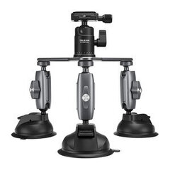 Telesin Three-Arm Suction Mount TE-TSB-001 cena un informācija | Aksesuāri videokamerām | 220.lv