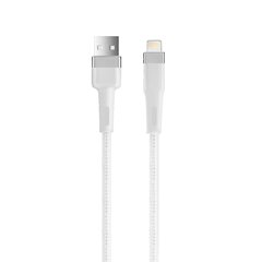 Setty USB - Lightning cable 1,2 m 2A KNA-L-1.220 white цена и информация | Кабели для телефонов | 220.lv