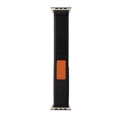 Trail Velcro strap for Apple Watch 42|44|45|49mm - black цена и информация | Аксессуары для смарт-часов и браслетов | 220.lv