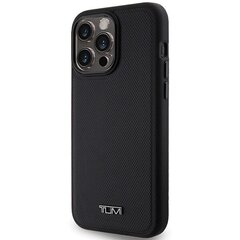 Tumi TUHMP15XRBAK iPhone 15 Pro Max 6.7" czarny|black hardcase Leather Balistic Pattern MagSafe цена и информация | Чехлы для телефонов | 220.lv